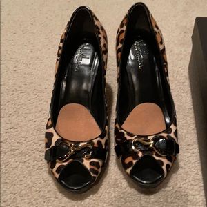 Cole Haan women’s leopard air heels, size 8.5